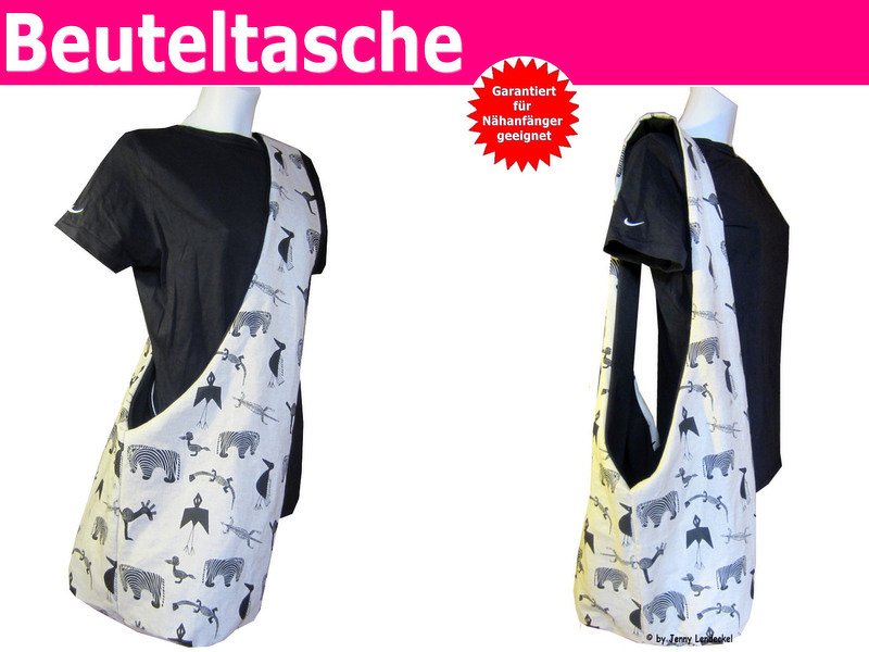 Beuteltasche - Schnittmuster und Nähanleitung