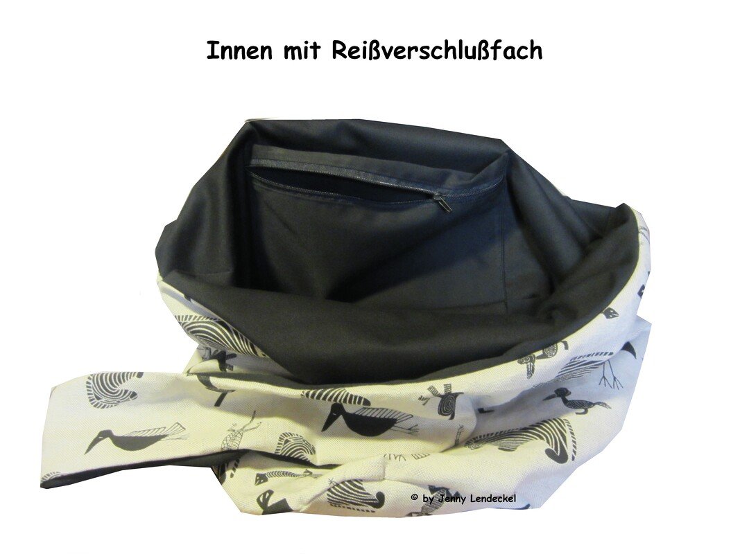 Beuteltasche - Schnittmuster und Nähanleitung