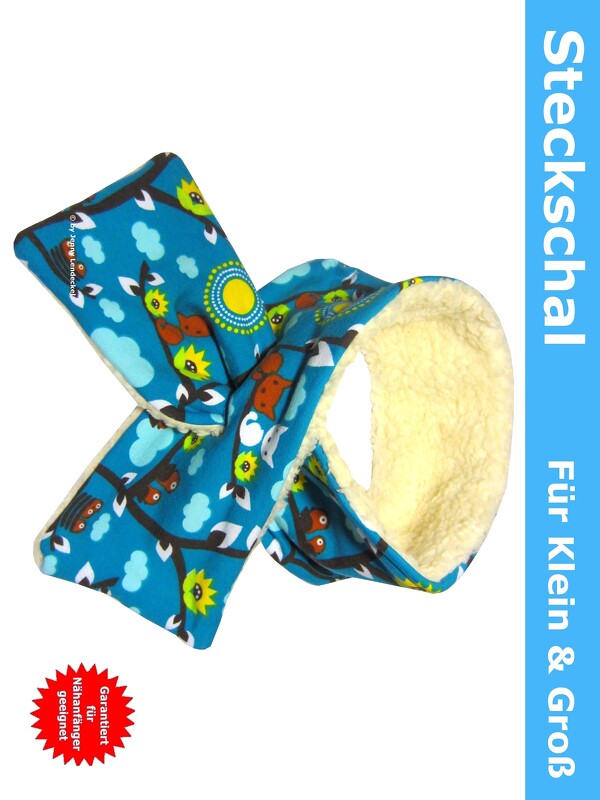 Steckschal für die ganze Familie - Schnittmuster und Nähanleitung