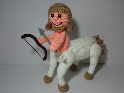 PDF Häkelanleitung - Amigurumi - Sternzeichen "Schütze"