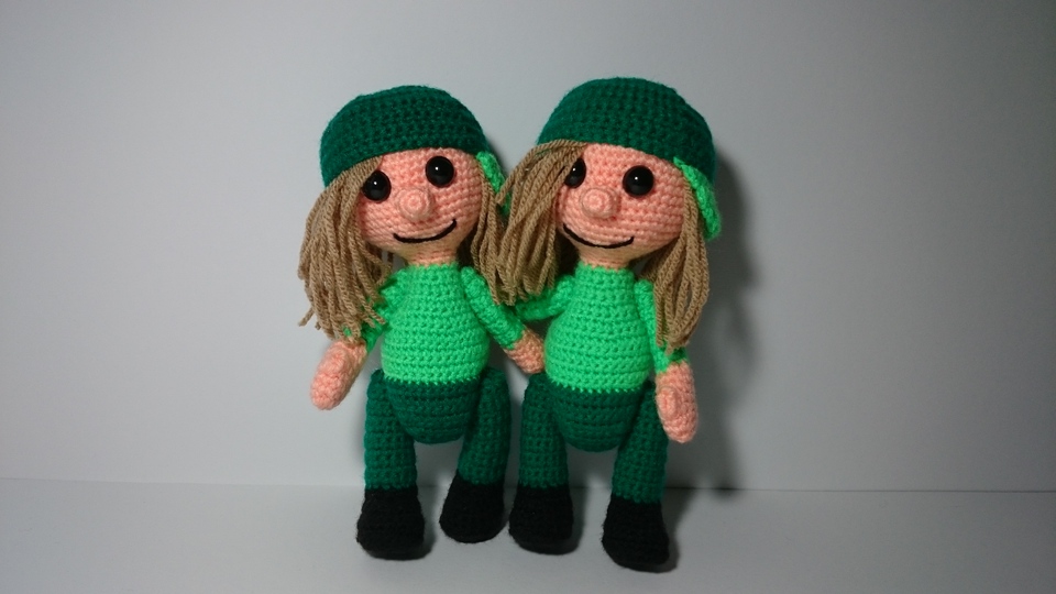PDF Häkelanleitung - Amigurumi - Sternzeichen "Zwillinge"