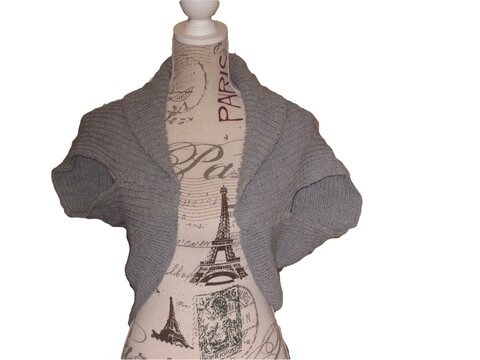 Strickanleitung Cardigan Bolero für Damen Gr.38-44