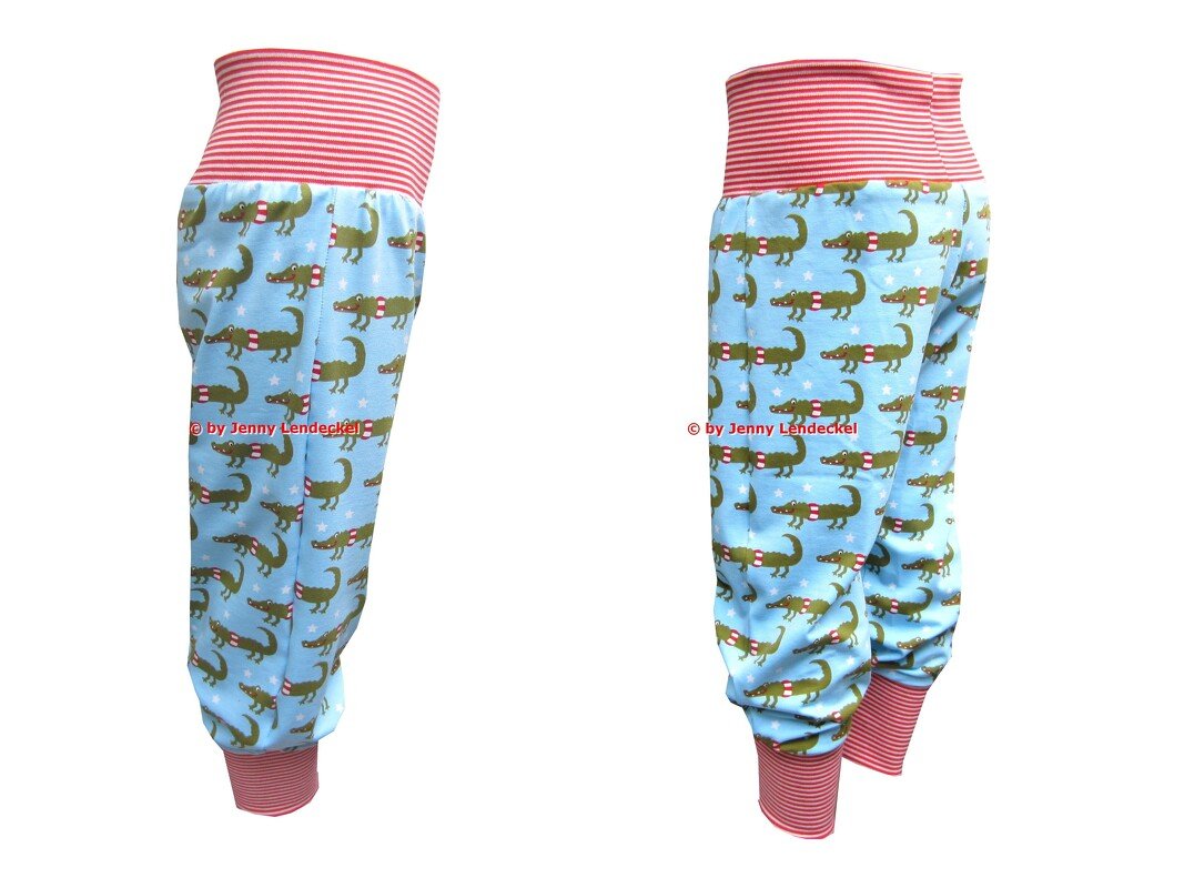 Lange Wohlf&uuml;hlhose ''Superbequem'', Pumphose - Schnittmuster und N&auml;hanleitung