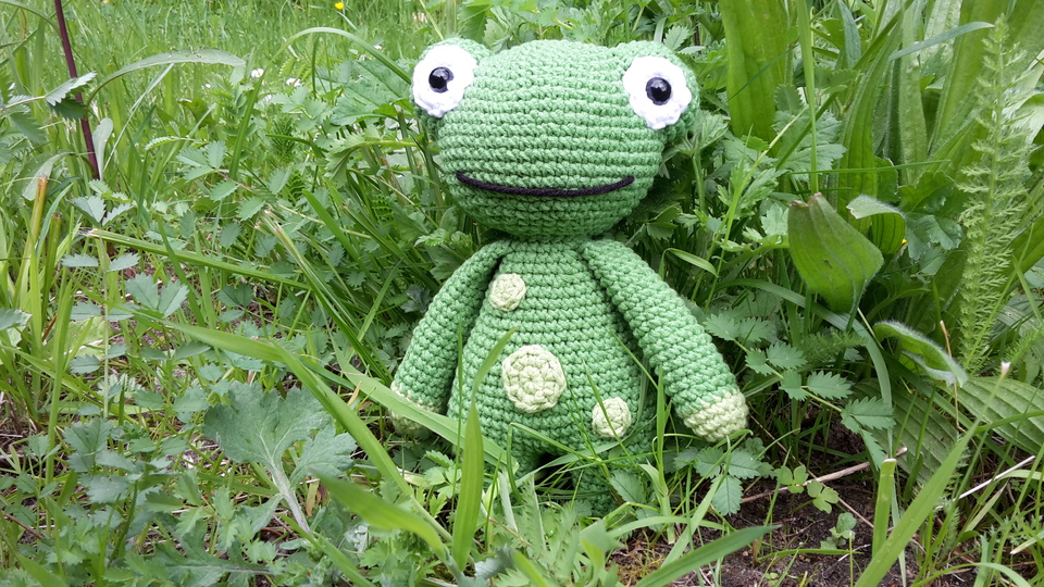 Häkelanleitung Franzl der Frosch