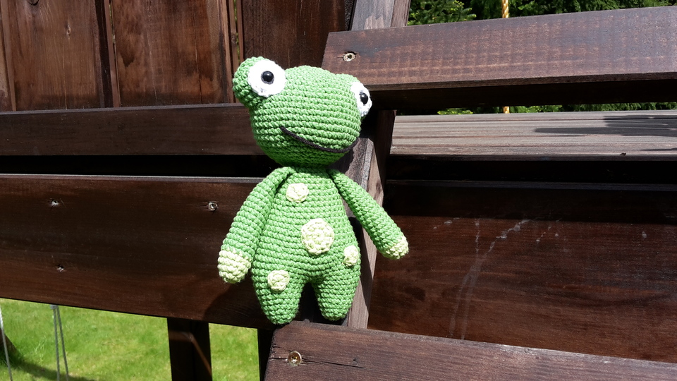 Häkelanleitung Franzl der Frosch