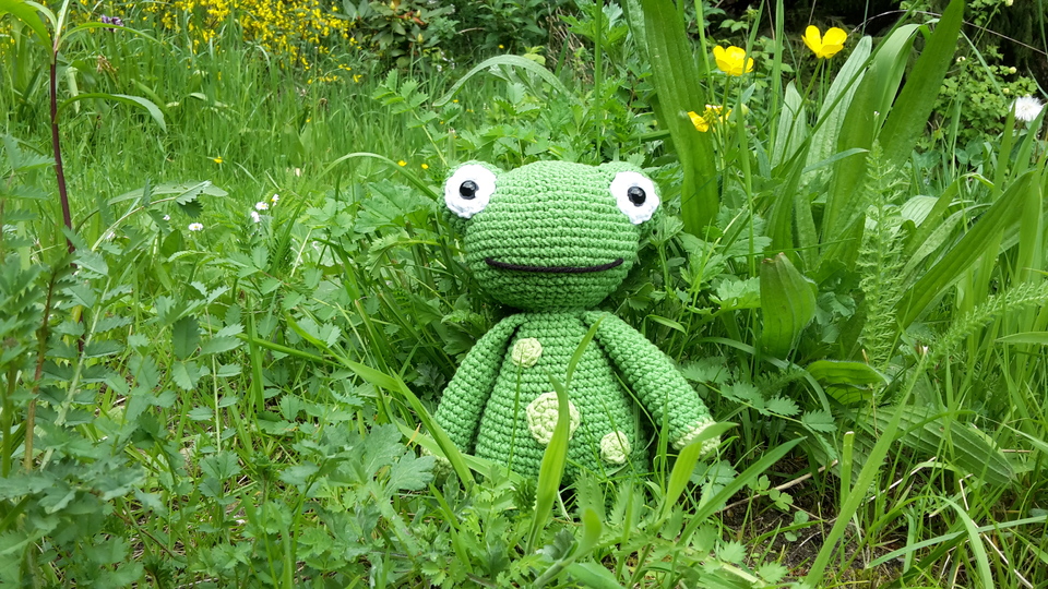 Häkelanleitung Franzl der Frosch