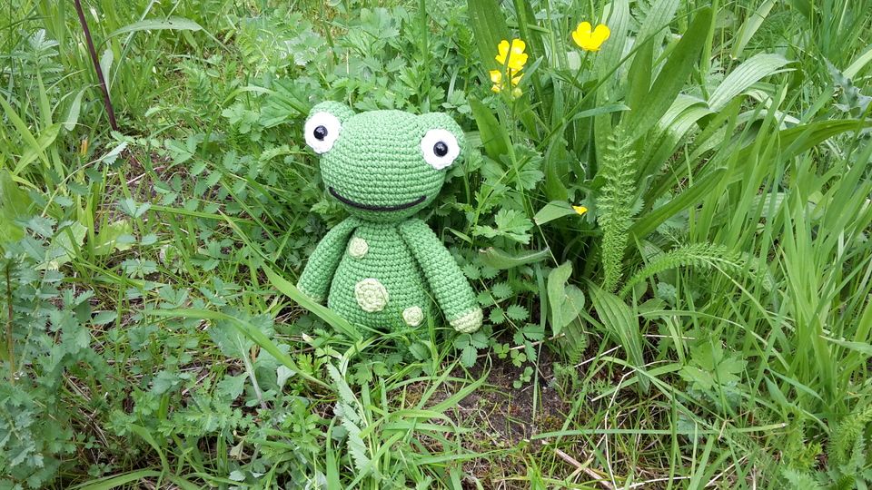 Häkelanleitung Franzl der Frosch