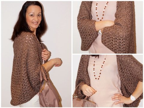 Häkelanleitung Seelenwärmer, Jacke für jede Größe