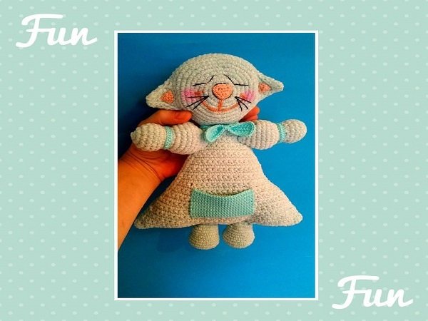 Anleitung Amigurumi Schmuse Katze „ Purri „ 32 cm Groß