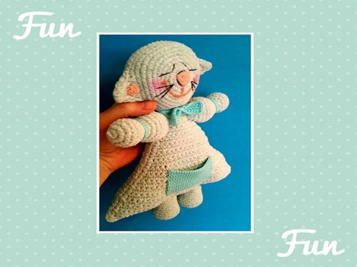 Anleitung Amigurumi Schmuse Katze „ Purri „ 32 cm Groß