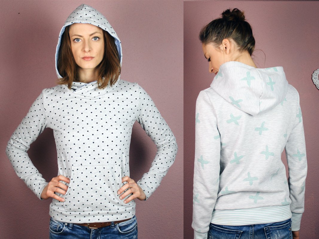 Pullover mit Kapuze | Damen Schnittmuster & Nähanleitung - Bild 4