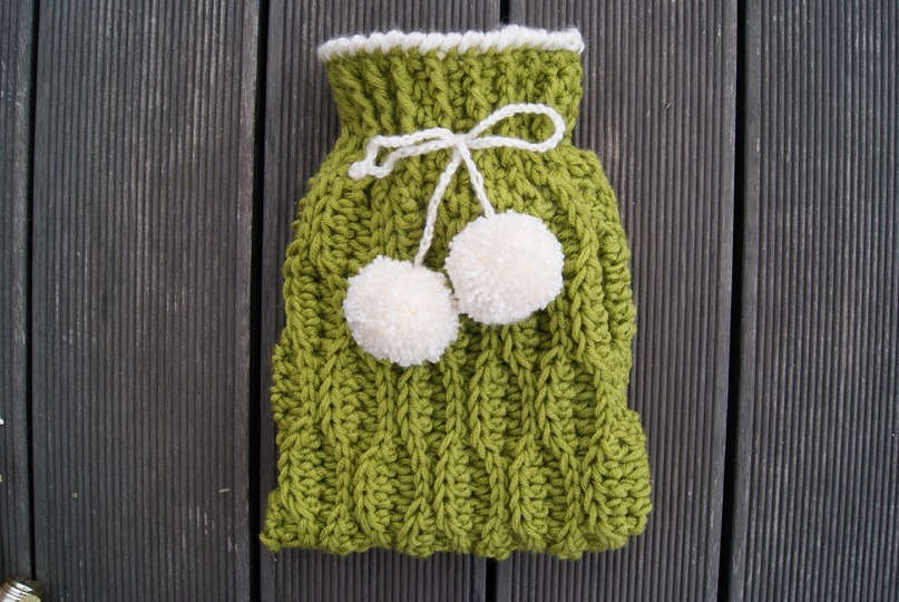 Thermofor- / Wärmeflaschen-Mäntelchen Wellentraum