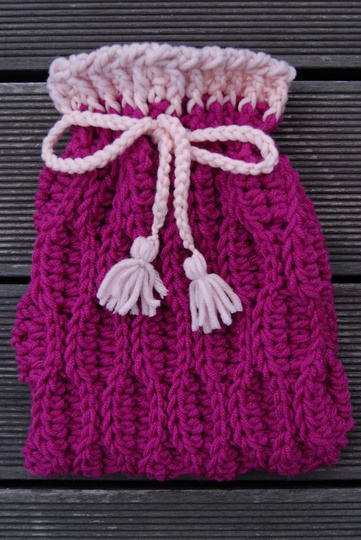 Thermofor- / Wärmeflaschen-Mäntelchen Wellentraum