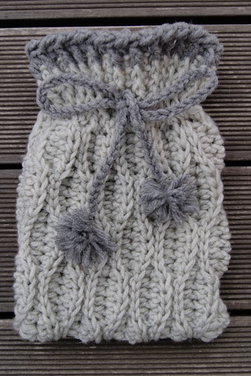 Thermofor- / Wärmeflaschen-Mäntelchen Wellentraum