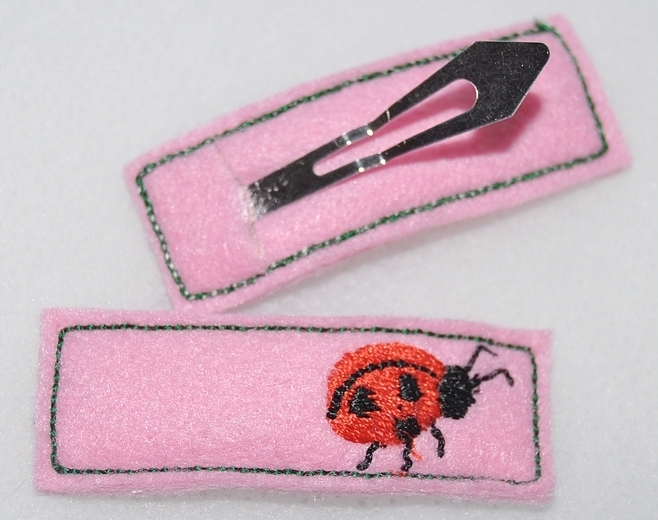 Ith Stickdateien Haarspangen-Deko für den 10x10 Rahmen