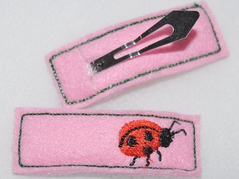 Ith Stickdateien Haarspangen-Deko für den 10x10 Rahmen