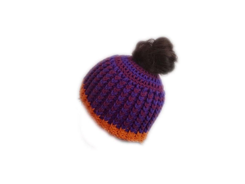 Insanis - Messy-Bun-Hat gehäkelt