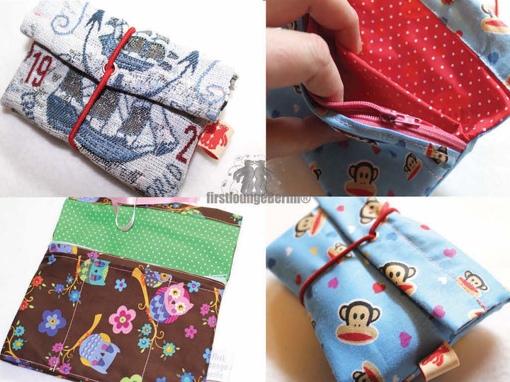 Easy Peasy *Futteral *** E-Book für Windeltasche, Tabakbeutel bis Minietui in 6 Größen und für Alle - auch zum Wenden :) Nähen Ohne Schnitt Garantiert Für Nähanfänger - DIY Design von firstloungeberlin