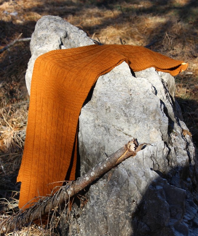 "Scacchi", Strickanleitung Oversized Schal