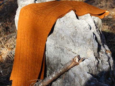 "Scacchi", Strickanleitung Oversized Schal