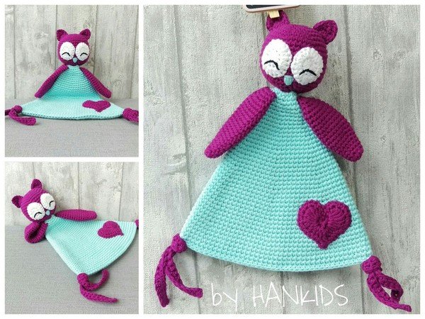 Crochet Pattern Snuggly Blanket Owl