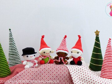 Weihnachts-Amigurumi: 5 Häkelanleitungen