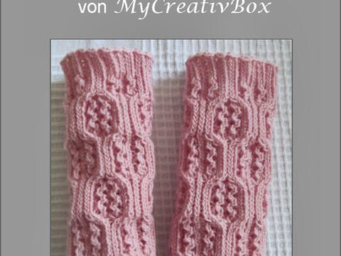 Beinstulpen "Morgentau" 2-13 J., gestrickt