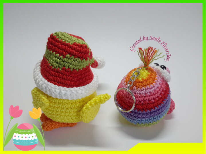 Häkelanleitung Kleine Freunde "Küken und Ei", Amigurumi