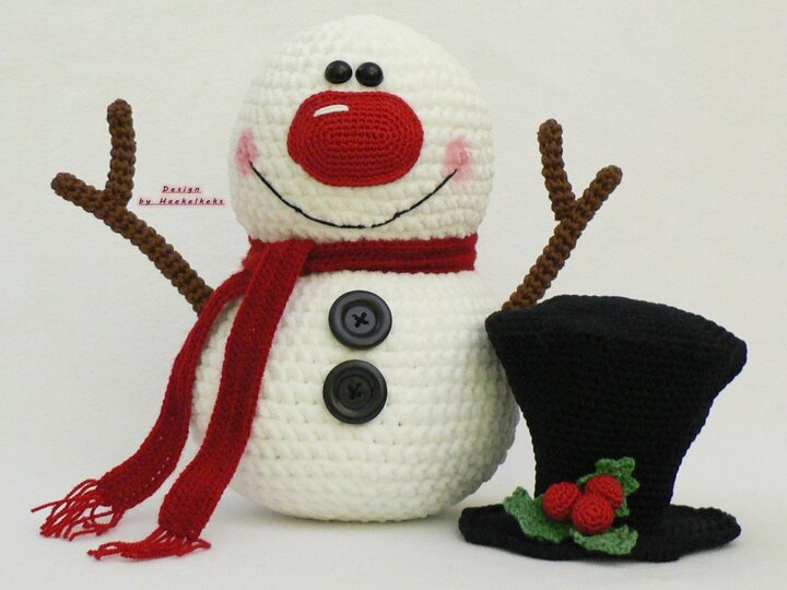 Snowman and Friends -- Crochet Pattern by Haekelkeks
