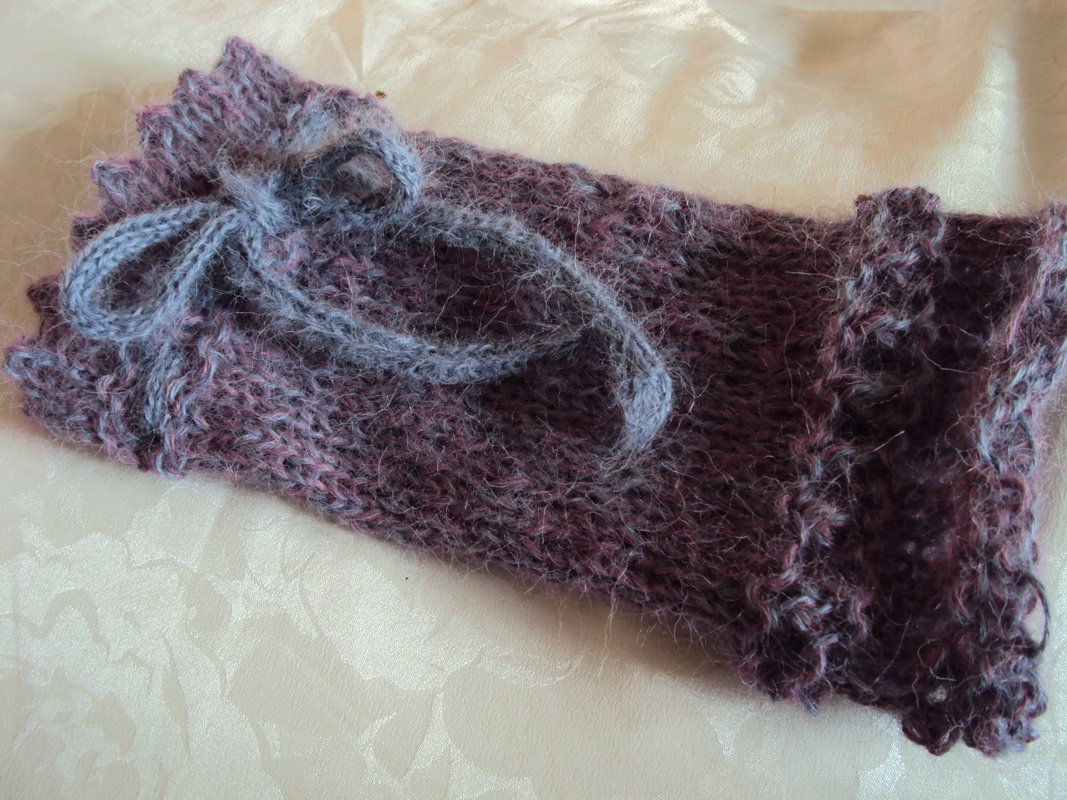 Handstulpen, flauschige, zarte Stulpen aus kostbarem Suri Alpaka - Bild 2