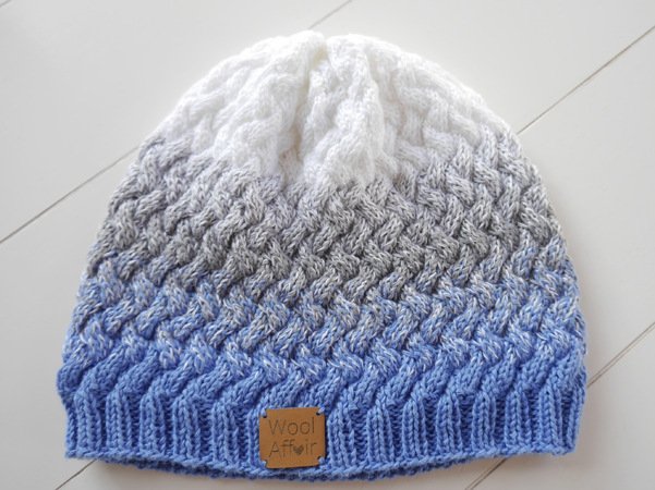 Knitting Pattern - Braided Pattern Hat - Unisex - All Sizes - no.153E/E