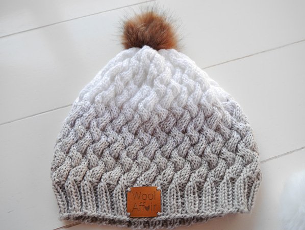 Knitting Pattern - Braided Pattern Hat - Unisex - All Sizes - no.153E/E