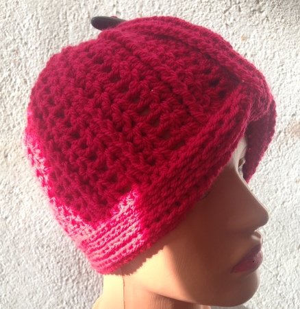 Beginner's Crochet Cloche hat, turban style beanie, sizes Toddler to Adult