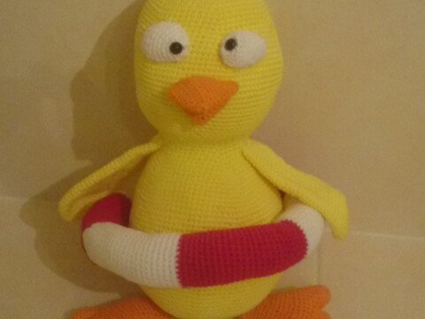 Häkelanleitung Ente