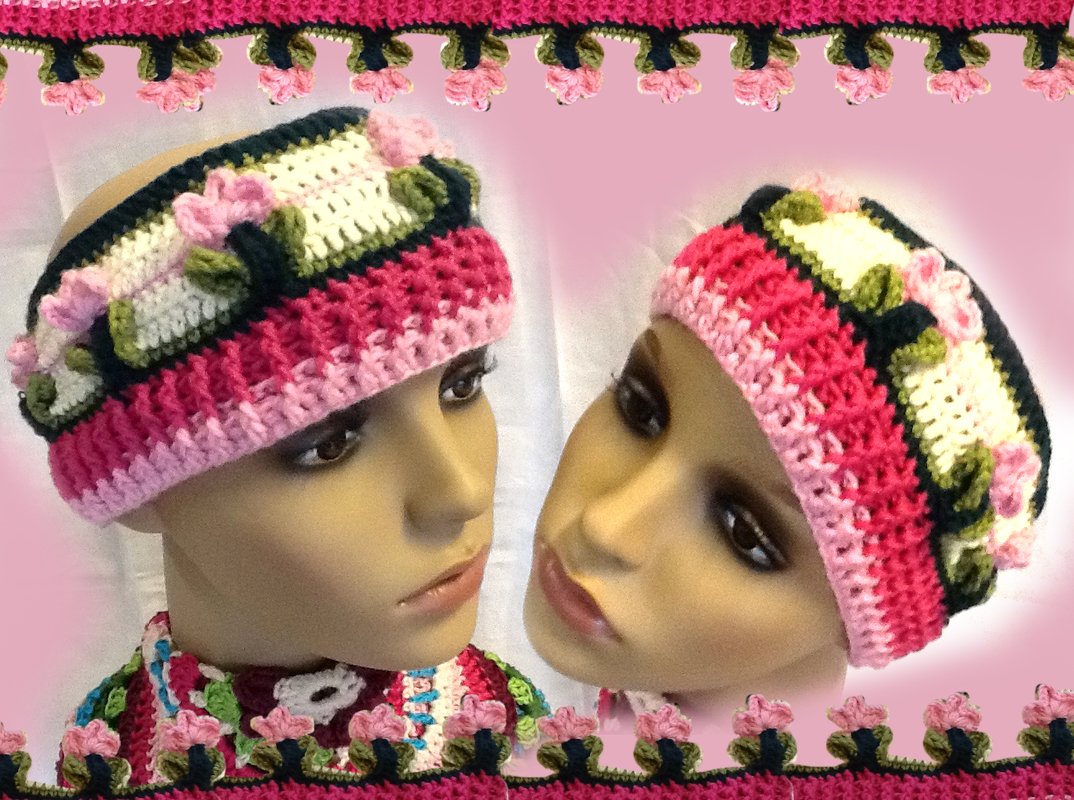 Stirnband / Haarband  „Frühling“