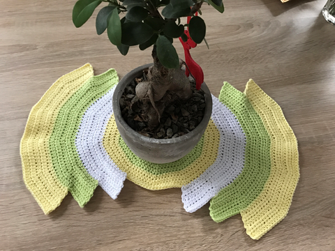 Häkelanleitung, Tischläufer Rund