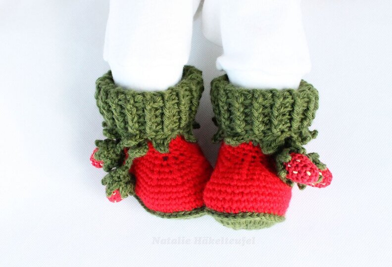 Baby shoes “Strawberry” Size 0 m. - 12 m.
