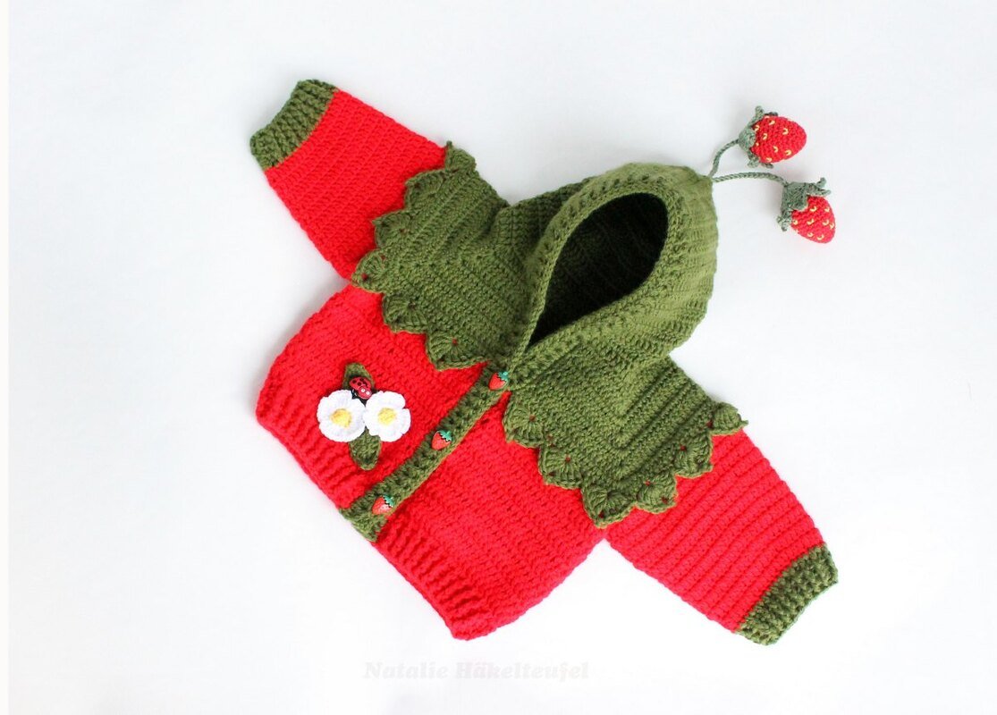 3 PDFs Spar-Set: Jacke + Hose + Schuhe "Erdbeere" - Bild 2