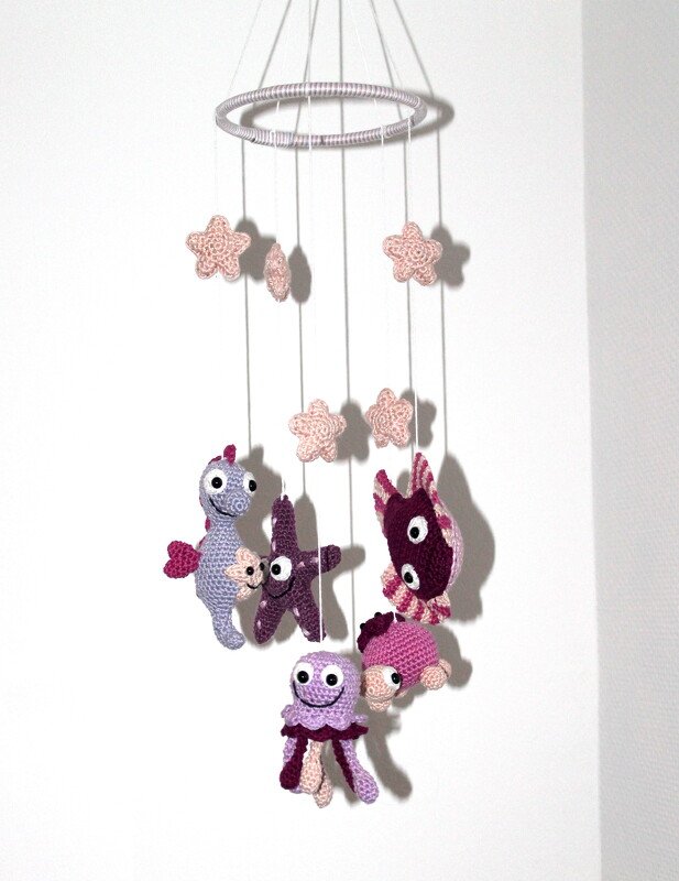 Unterwasserwelt Mobile Häkelanleitung - Bild 7