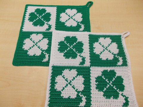 Glücksbringertopflappen