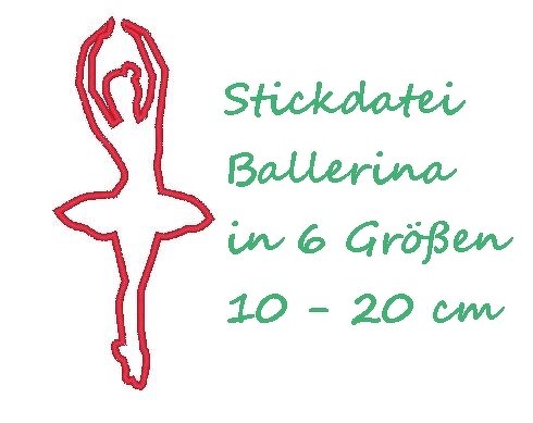 Stickdatei Ballerina