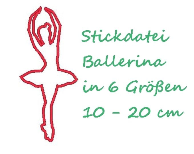 Stickdatei Ballerina