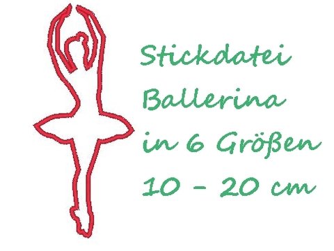 Stickdatei Ballerina