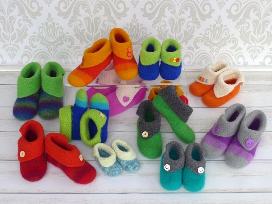 Strick- und Filzanleitung: One-Step-Filzbooties Gr. 20 - 45 - Bild 6