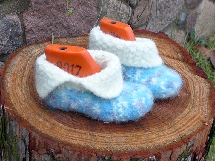 Strick- und Filzanleitung: One-Step-Filzbooties Gr. 20 - 45