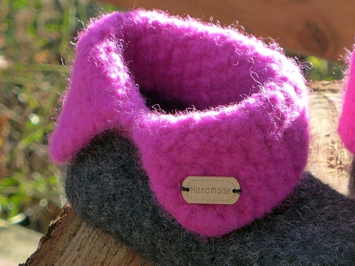 Strick- und Filzanleitung: One-Step-Filzbooties Gr. 20 - 45