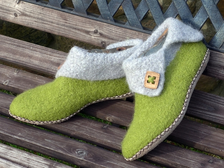 Strick- und Filzanleitung: One-Step-Filzbooties Gr. 20 - 45