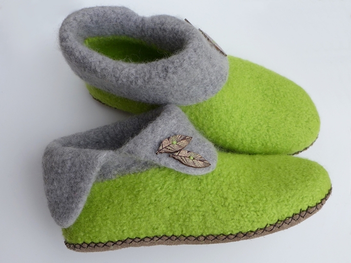 Strick- und Filzanleitung: One-Step-Filzbooties Gr. 20 - 45