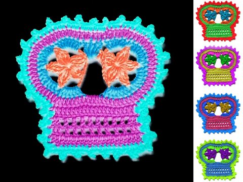 Applikation Skull Totenschädel Totenkopf