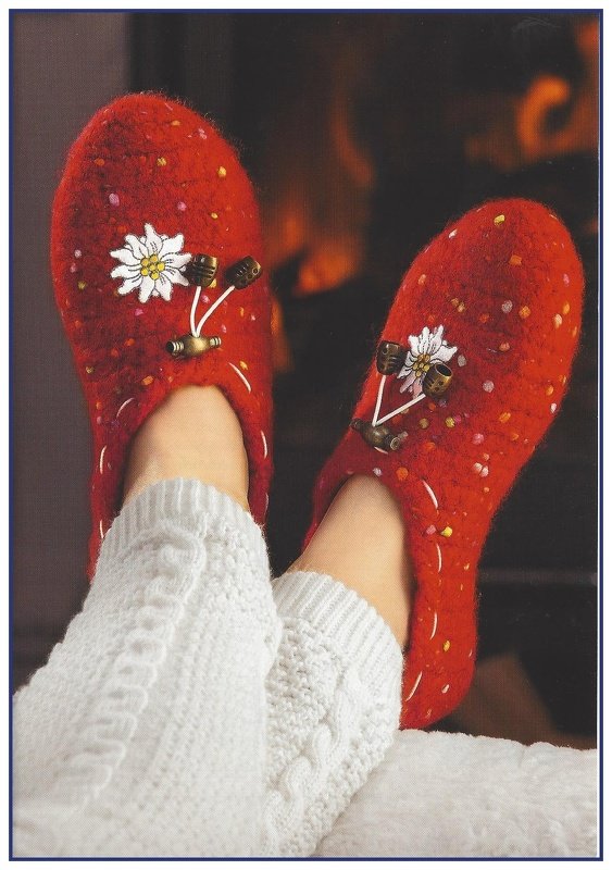 Puschen "Hüttenzauber" Häkeln & Filzen